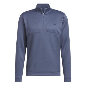 iu4695-sweatshirt-texture-1-4-zip-adidas-ultimate365-bleu-marine