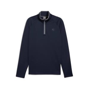 626982-02-polaire-gaufre-1-4-zip-puma-bleu