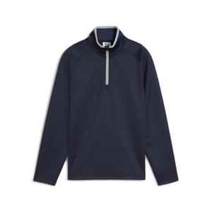 631143-02-polaire-gaufre-1-4-zip-enfant-puma-blue