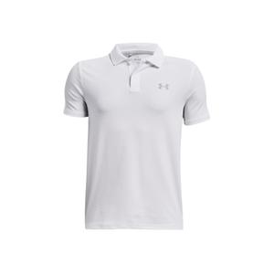 1377346-100-polo-enfant-under-armour-matchplay-white-white-halo-gray
